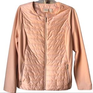 Zenergy Size 1 Blush Quilted Zip Jacket